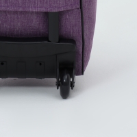 Сумка дорожная на колёсах, наружный карман, цвет фиолетовый Сумка дорожная на колёсах, наружный карман, цвет фиолетовый
