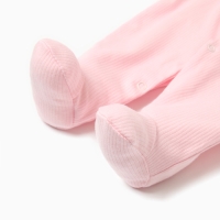 Комбинезон детский с закрытыми ножками, цвет розовый, рост 62 Комбинезон детский с закрытыми ножками, цвет розовый, рост 62