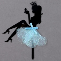 Топпер «Девушка» с короной Топпер «Девушка» с короной