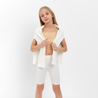 Топ для девочки MINAKU цвет бежевый, рост 134 см