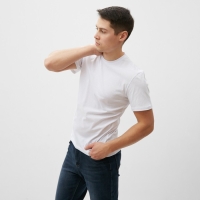 Футболка мужская, цвет белый, размер 54