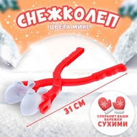 Снежколеп-песколеп &laquo;Морские жители&raquo;, набор 2 формы, цвета МИКС