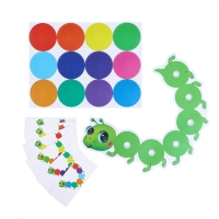 Игра на липучках &laquo;Гусеница&raquo;, повтори по образцу