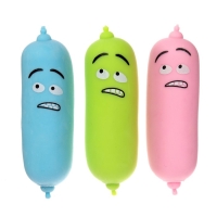 Мялка-тянучка &laquo;Сосиска&raquo; с песоком, цвета МИКС
