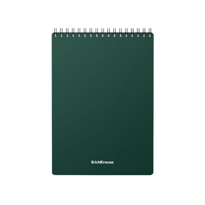 Блокнот А5, 60 листов в клетку, на гребне ErichKrause Classic, пластиковая обложка, блок офсет