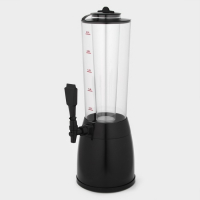 Башня пивная с ёмкостью для льда &laquo;Меркурий&raquo;, 2,5 л, цвет чёрный