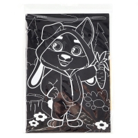 Гравюра детская &laquo;Мои друзья&raquo; с цветным эффектом, набор 2 шт, А6