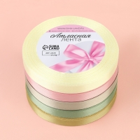 Набор атласных лент «Тёплый день», 5 шт, размер 1 ленты: 10 мм × 23 ± 1 м Набор атласных лент «Тёплый день», 5 шт, размер 1 ленты: 10 мм × 23 ± 1 м