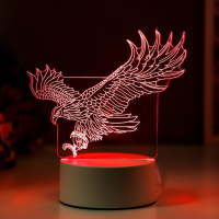 Светильник "Орел" LED RGB от сети RISALUX Светильник "Орел" LED RGB от сети RISALUX
