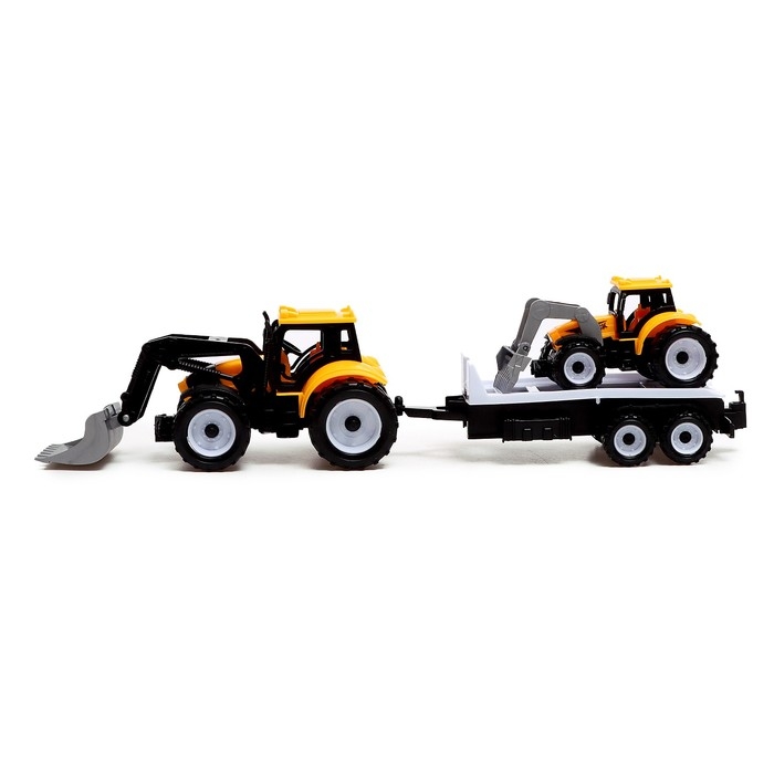 Трактор инерционный &laquo;Фермер&raquo;, с прицепом и трактором