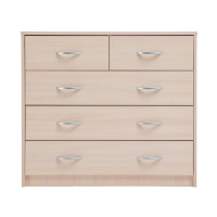 Комод 5 ящиков, 900х480х800, Венге светлый