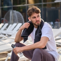 Полотенце махровое для тренировок LoveLife Active 50х100 см, цвет чёрный, 100% хлопок, 360 гр/м2 Полотенце махровое для тренировок LoveLife Active 50х100 см, цвет чёрный, 100% хлопок, 360 гр/м2