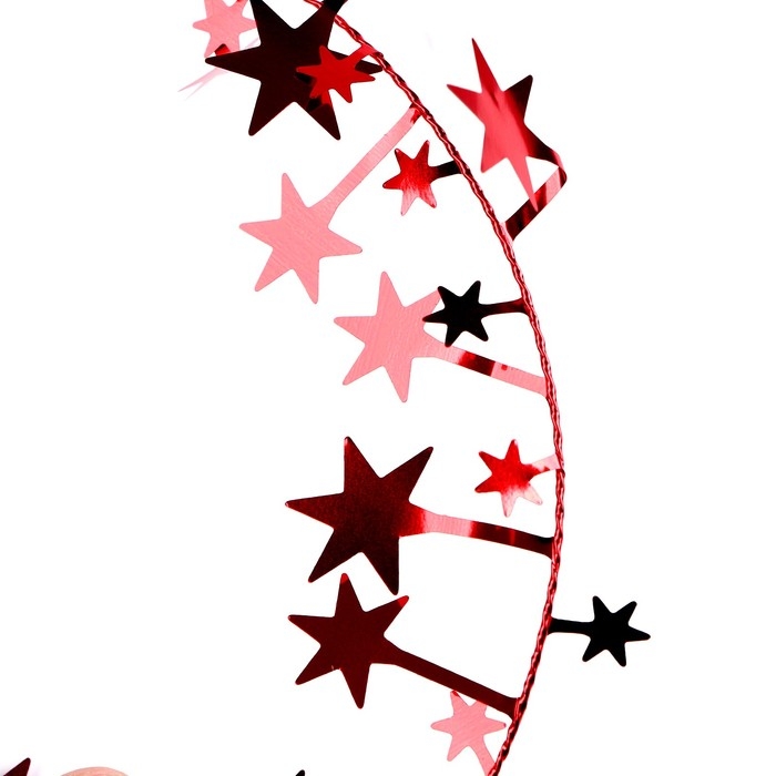 Новый год! Проволока для поделок и декора &laquo;Звёздочка&raquo; длина &mdash; 5 метров, цвет красный