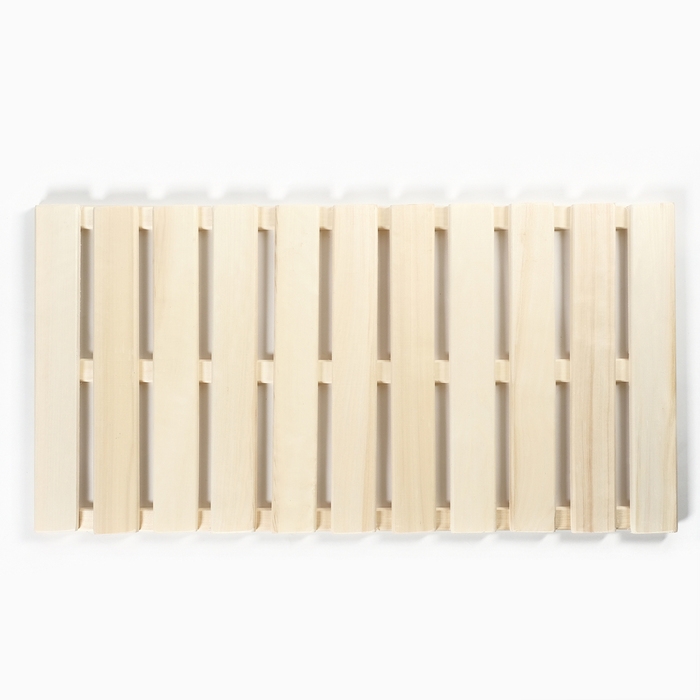 Решетка для пола из липы, 100х50х3 см Решетка для пола из липы, 100х50х3 см