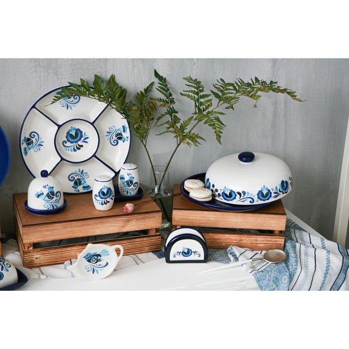 Набор для специй Доляна &laquo;Свиристель&raquo;, 2 предмета: солонка, перечница, 130 мл