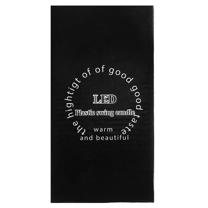 Свеча светодиодная «Романтика», горит жёлтым Свеча светодиодная «Романтика», горит жёлтым