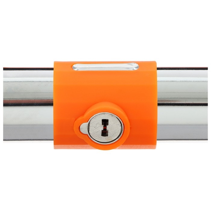 Замок для велосипеда Dream Bike, U-образный, 130x195 мм, цвет оранжевый Замок для велосипеда Dream Bike, U-образный, 130x195 мм, цвет оранжевый