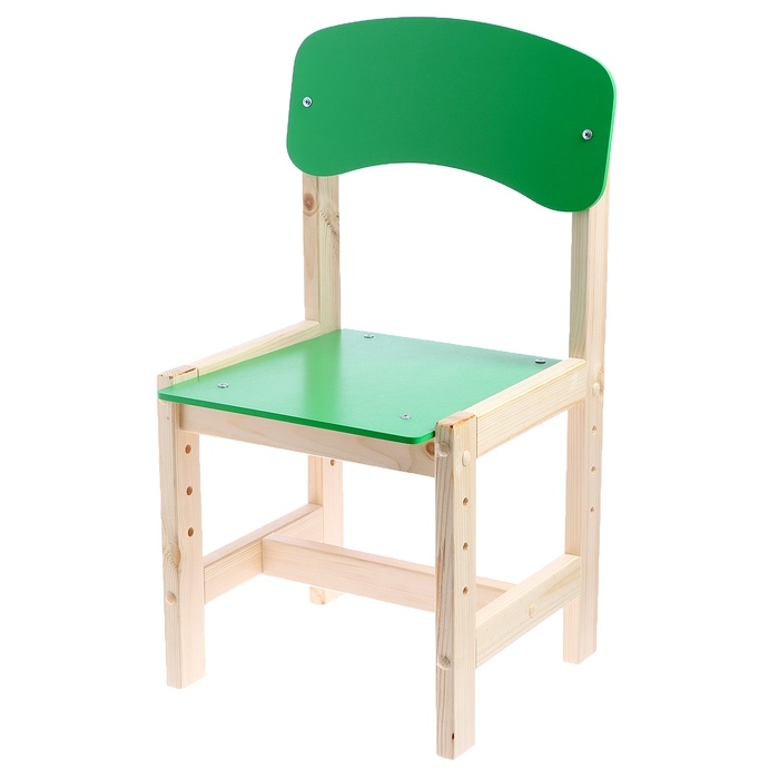 Стул деревянный регулируемый Стул деревянный регулируемый "Зеленый" (0-2)