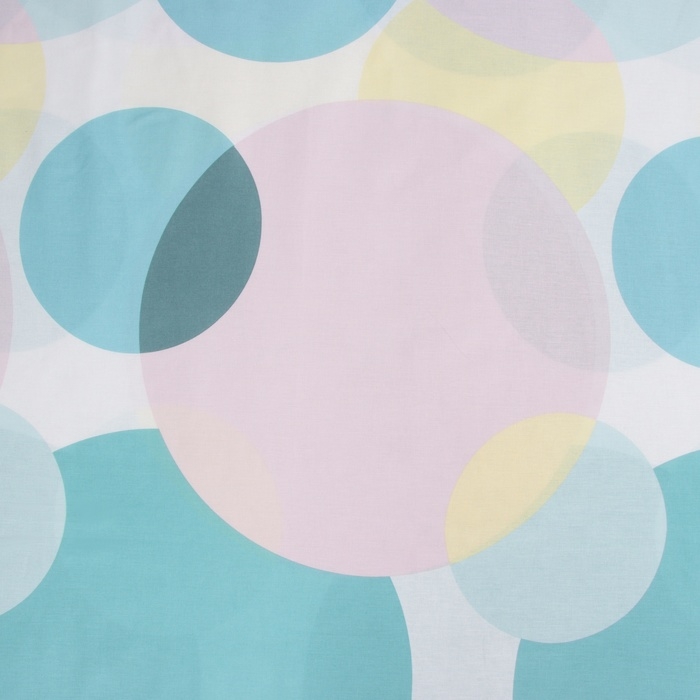 Постельное бельё LoveLife 1,5 сп Постельное бельё LoveLife 1,5 сп "Бабл Гам" 153х215см, 145х220см, 50х70см-2шт, хлопок, бязь, 125г/м2