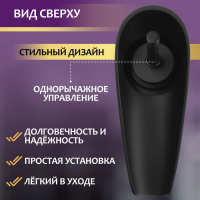 Смеситель для раковины ZEIN Ретро высокий каскадный излив, без подводки, латунь, цвет черный Смеситель для раковины ZEIN Ретро высокий каскадный излив, без подводки, латунь, цвет черный