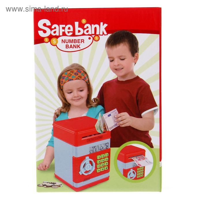 Сейф игрушечный со звуковыми эффектами