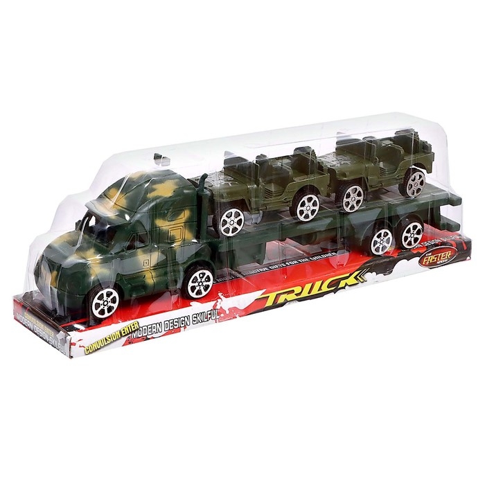 Грузовик инерционный &laquo;Военный автовоз&raquo;