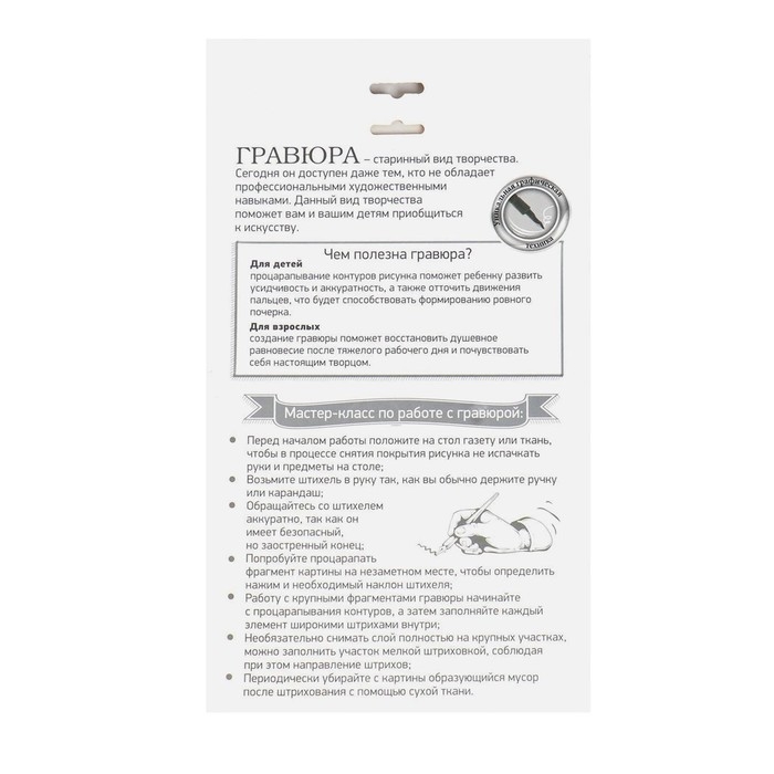 Гравюра &laquo;Конь&raquo; с металлическим эффектом &laquo;серебро&raquo; А4