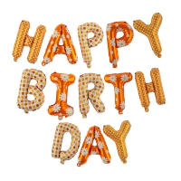 Надпись фольгированная 16" &laquo;С Днём Рождения&raquo;, яркие краски