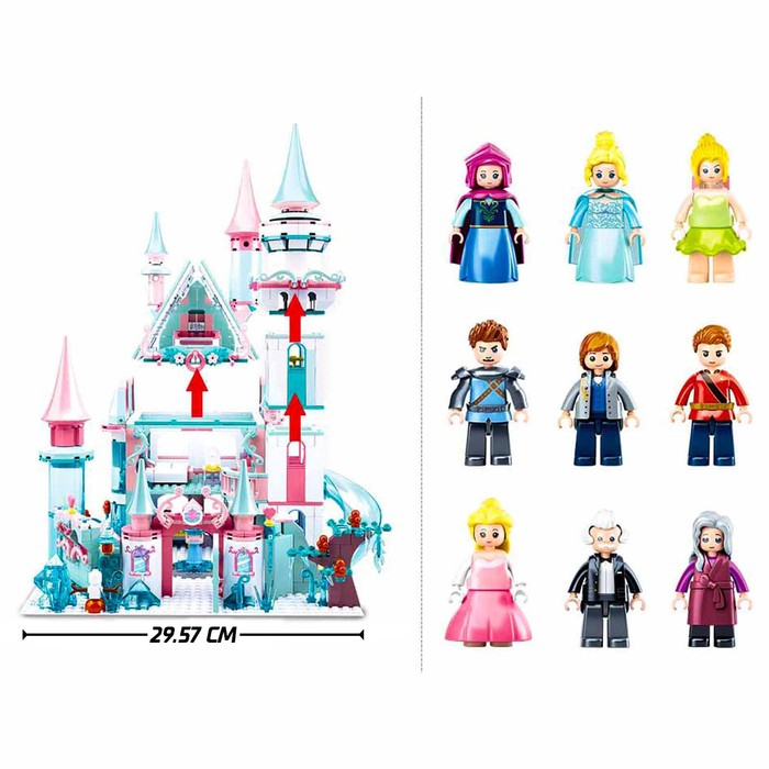 Конструктор Розовая Мечта &laquo;Зимние сказки&raquo;, 1324 детали