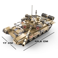 Конструктор Техно &laquo;Танк&raquo;, 1722 детали