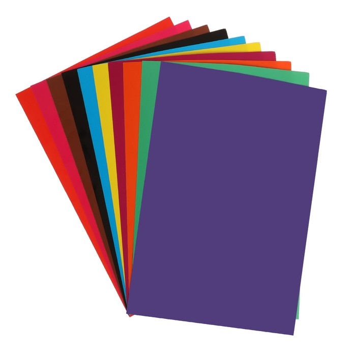 Картон цветной двухсторонний А4, 10 листов, 10 цветов Мульти-Пульти, мелованный Картон цветной двухсторонний А4, 10 листов, 10 цветов Мульти-Пульти, мелованный