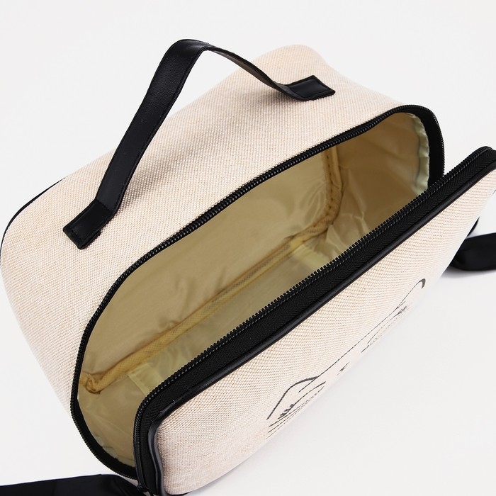 Косметичка на молнии, цвет бежевый Косметичка на молнии, цвет бежевый