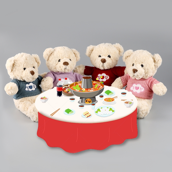 Мягкая игрушка «Мишка», в свитере, 32 см, цвет МИКС Мягкая игрушка «Мишка», в свитере, 32 см, цвет МИКС