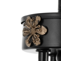 Люстра "Ариэль" 3xE14 40Вт черно-золотой 58х58х40,5-100 см BayerLux Люстра "Ариэль" 3xE14 40Вт черно-золотой 58х58х40,5-100 см BayerLux