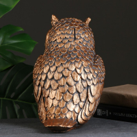 Копилка "Сова средняя" бронза, 25х20х30см Копилка "Сова средняя" бронза, 25х20х30см