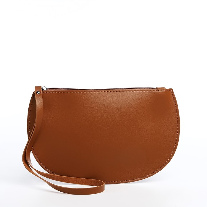 Сумка женская на клапане, цвет коричневый