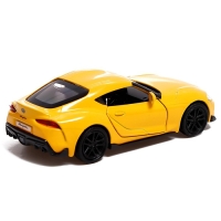 Машина металлическая TOYOTA SUPRA, 1:32, открываются двери, инерция, цвет жёлтый Машина металлическая TOYOTA SUPRA, 1:32, открываются двери, инерция, цвет жёлтый