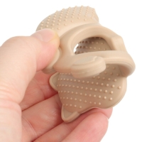 Прорезыватель силиконовый &laquo;Белочка&raquo;, цвет бежевый, Mum&Baby