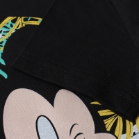 Футболка детская "Cool boy" Микки Маус, рост 122-128, черный Футболка детская "Cool boy" Микки Маус, рост 122-128, черный