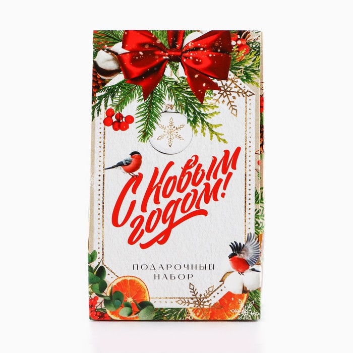 Подарочный набор новогодний блокнот А6, 40 л и фигурная свеча &laquo;С Новым годом! Верь в чудеса&raquo;