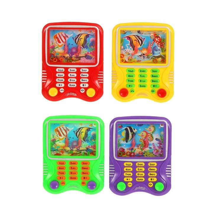 Водная игра с колечками «Телефон», цвета МИКС Водная игра с колечками «Телефон», цвета МИКС