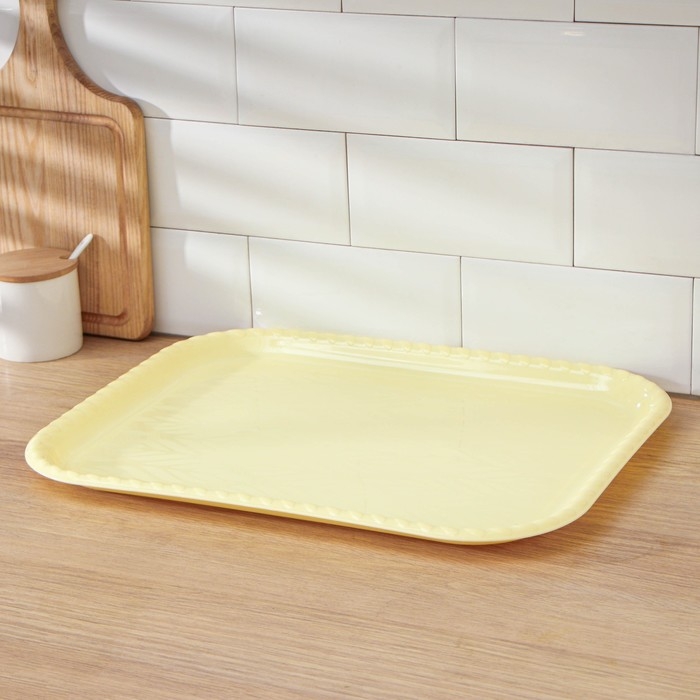 Поднос «Колос», 45,5×36 см, цвет микс Поднос «Колос», 45,5×36 см, цвет микс