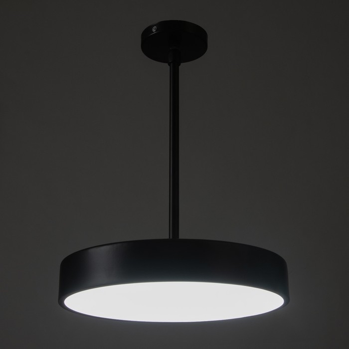 Люстра Люстра "Орнео" LED 24Вт 6000К черный 30х30х30-60 см