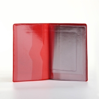 Обложка для автодокументов, цвет красный