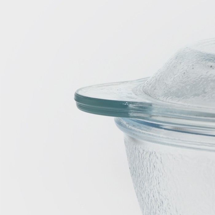 Форма стеклянная для запекания &laquo;Горшочек с крышкой&raquo;, d=18 см, h=12,5 см