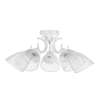 Люстра "Грэйс" 5х60Вт Е27 Белый 56х56х28см Люстра "Грэйс" 5х60Вт Е27 Белый 56х56х28см