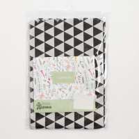 Скатерть Доляна "Треугольники" 145х145&plusmn;3см,100%пэ, рогожка 130 гр/м