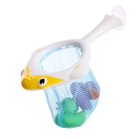 Набор игрушек для купания &laquo;Поймай уточку&raquo;, 1 сачок на присоске, 3 уточки, цвета МИКС