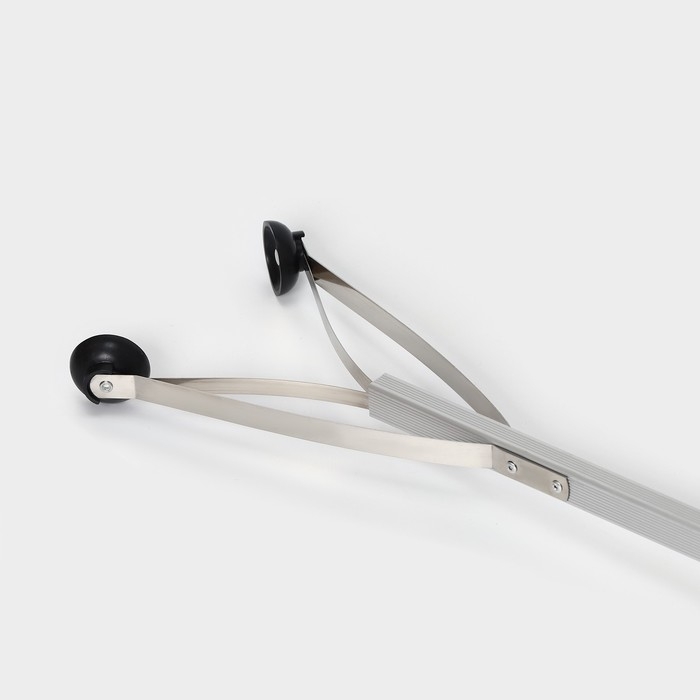 Захват для мусора алюминиевый, 99х12,5 см, ПВХ держатели Захват для мусора алюминиевый, 99х12,5 см, ПВХ держатели