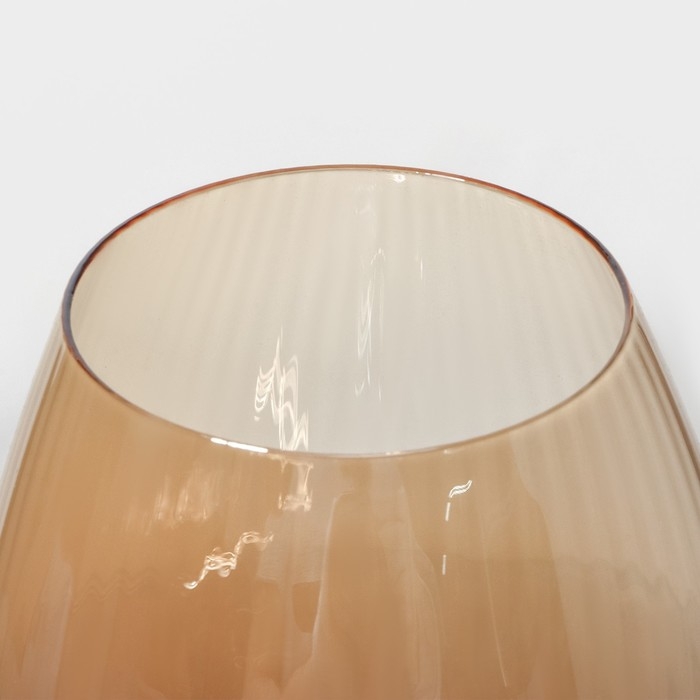 Бокал для вина стеклянный Magistro «Иллюзия», 550 мл, 10×24 см, цвет золотой Бокал для вина стеклянный Magistro «Иллюзия», 550 мл, 10×24 см, цвет золотой